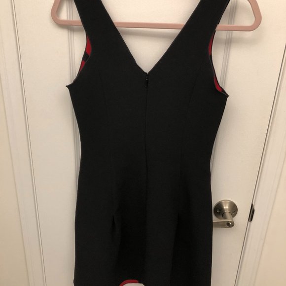 New Armani Exchange Black Double Faced Dress Size 2 - Picture 11 of 15